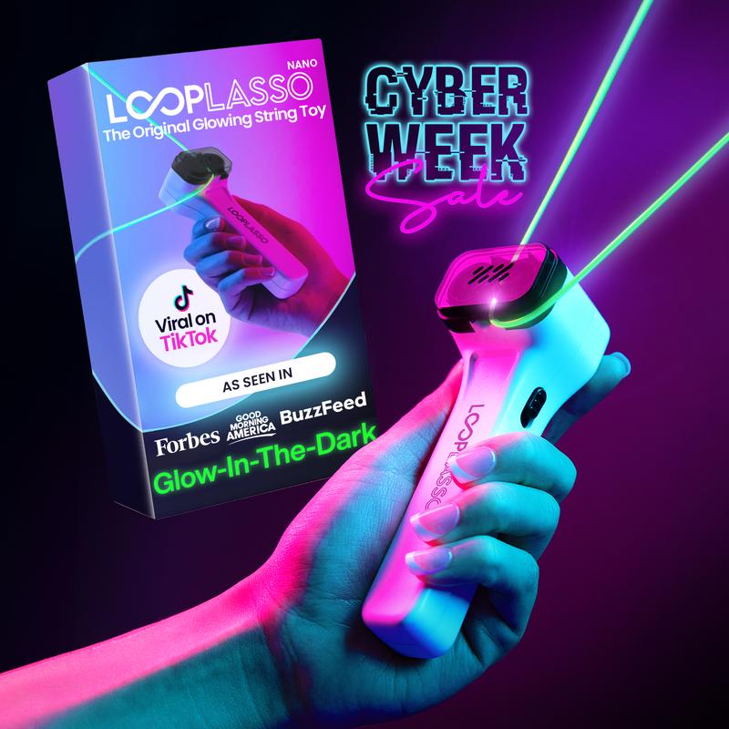 Loop Lasso Glow In The Dark String Shooter Toy